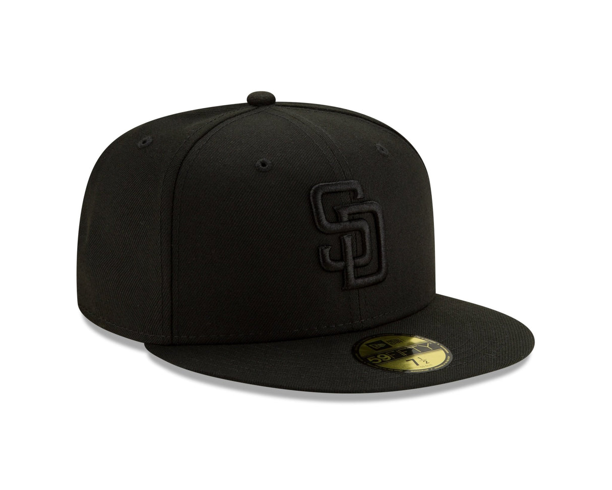 San Diego Padres Authentic Collection Blackout 59FIFTY Fitted - New Era -