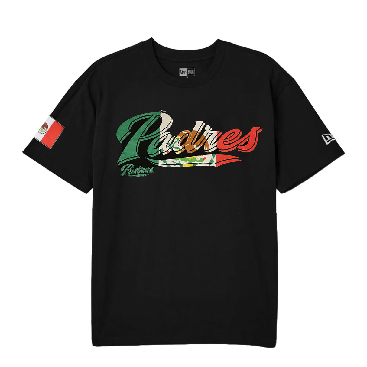 San Diego Padres Black Mexican Heritage New Era T-Shirt - New Era -