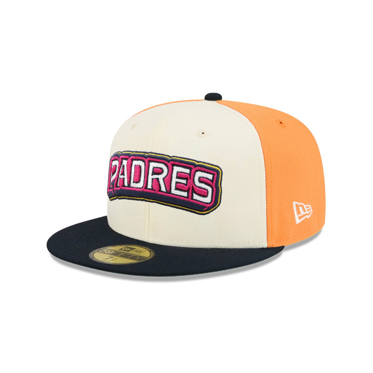 San Diego Padres City Connect Cream Orange 59FIFTY Fitted Hat - New Era - 23311241901