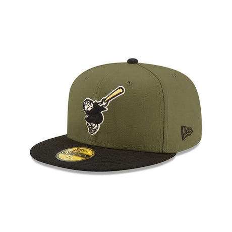 San Diego Padres Established Patch Olive & Black "Field Issue" 59FIFTY Fitted Hat - New Era -