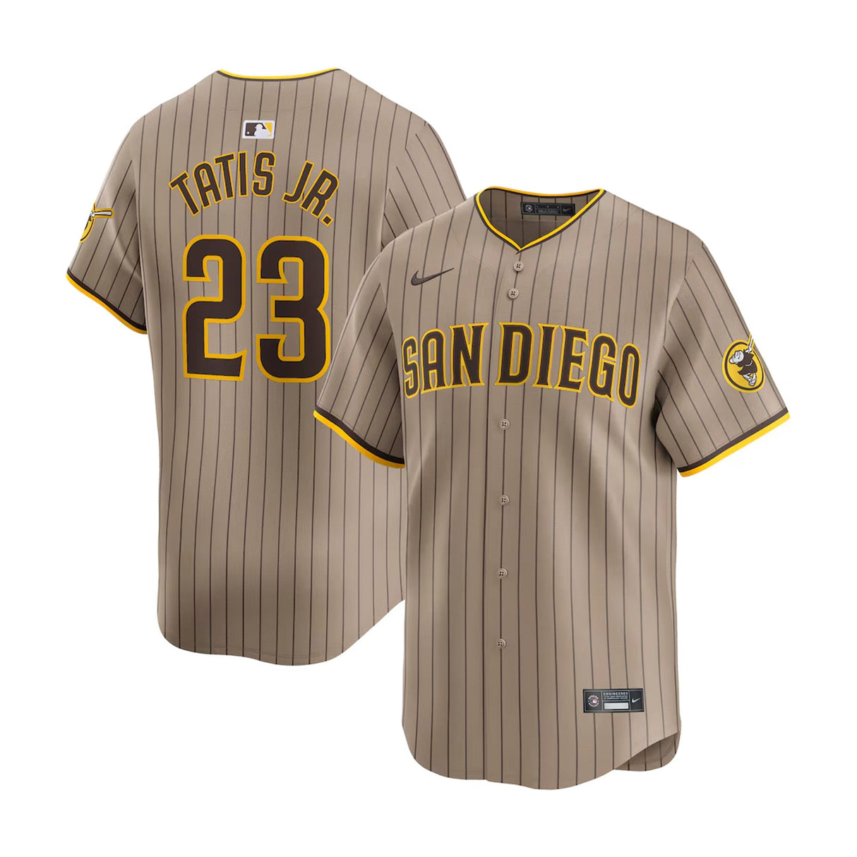 San Diego Padres Fernando Tatis Jr 23 Tan Alternate Limited Jersey - Nike - 235901419101