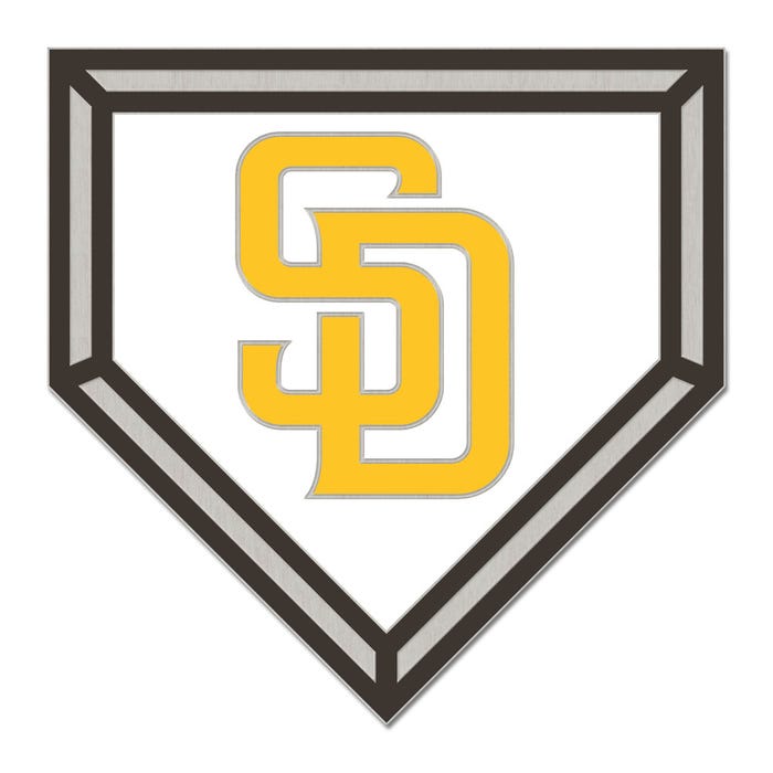 San Diego Padres Home Plate SD Logo Collector Pin - Wincraft - 3236014197
