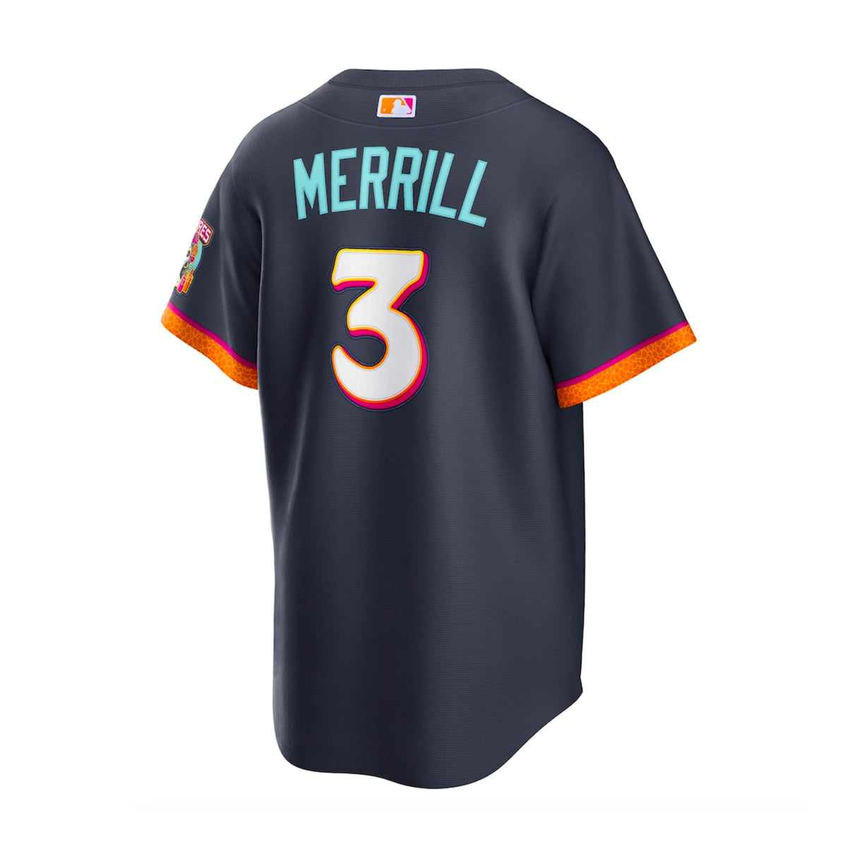 San Diego Padres Jackson Merrill 3 City Connect 2026 Obsidian Stadium Jersey - Nike - 235904419201