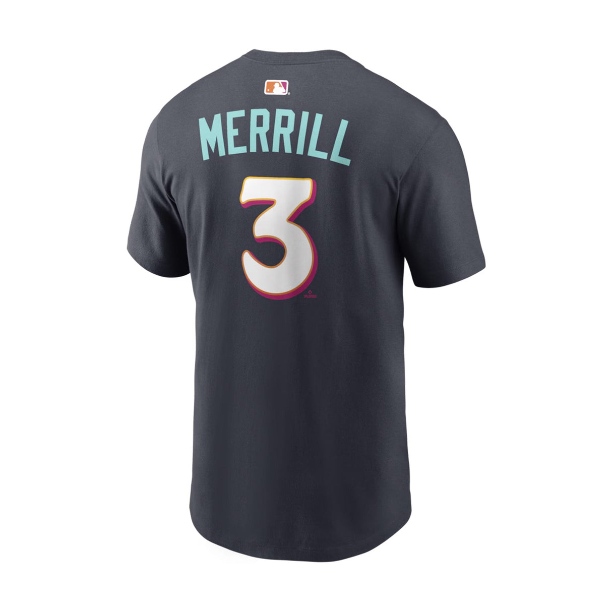 San Diego Padres Jackson Merrill City Connect Obsidian Name & Number T-Shirt - Nike - 232002419534