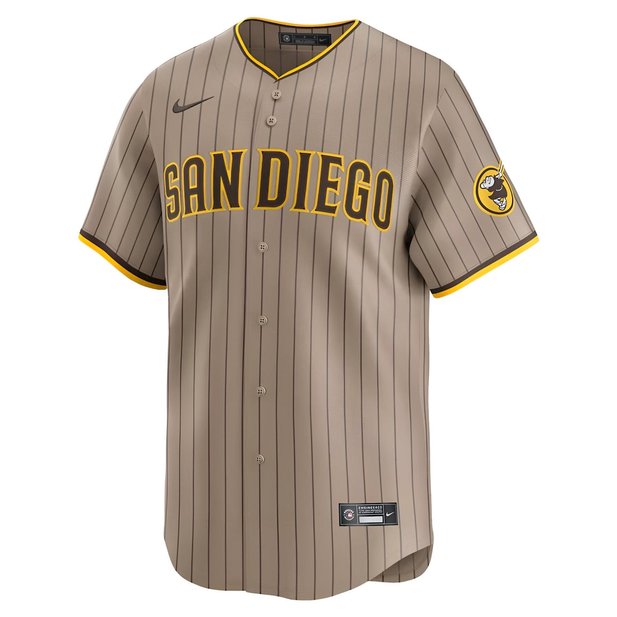 San Diego Padres Manny Machado 13 Limited Jersey - Alternate Tan - Nike -