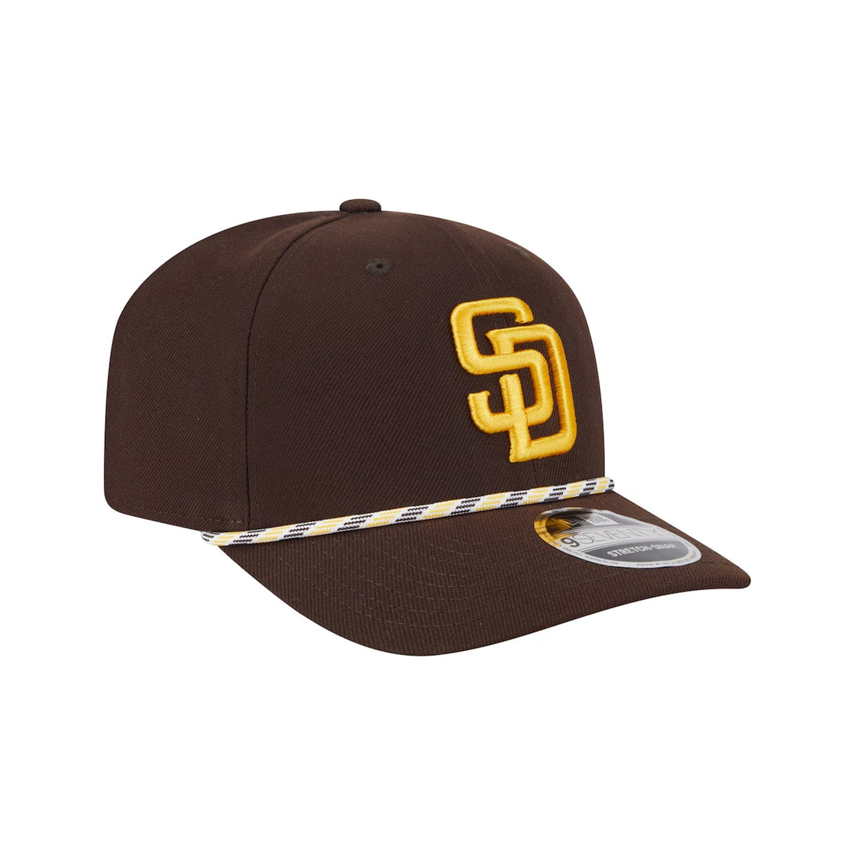 San Diego Padres Multi - Rope Black 9SEVENTY Stretch - Snap Hat - New Era - 230125419