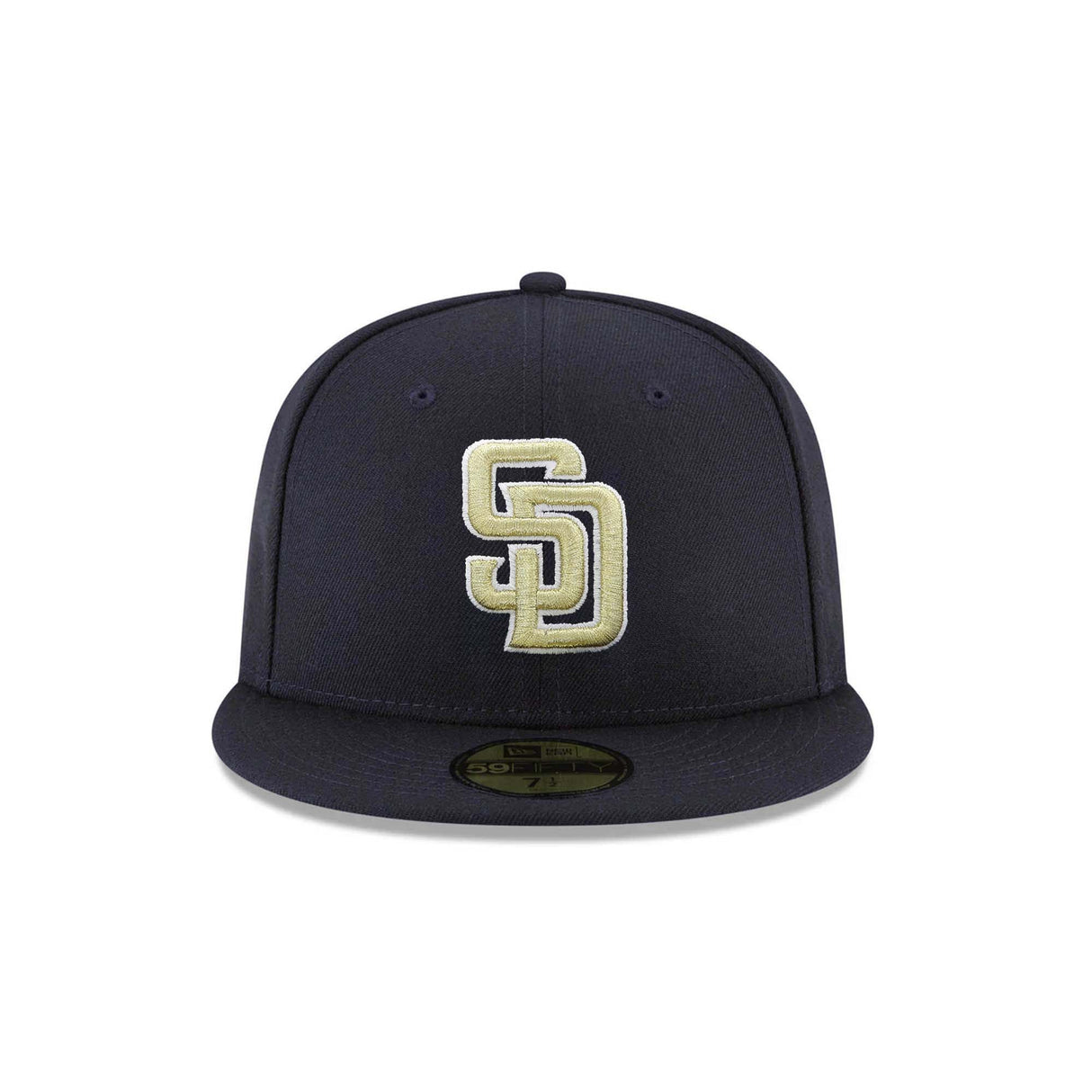 San Diego Padres New Era Navy with Gold SD Logo 59FIFTY Fitted Hat - New Era -