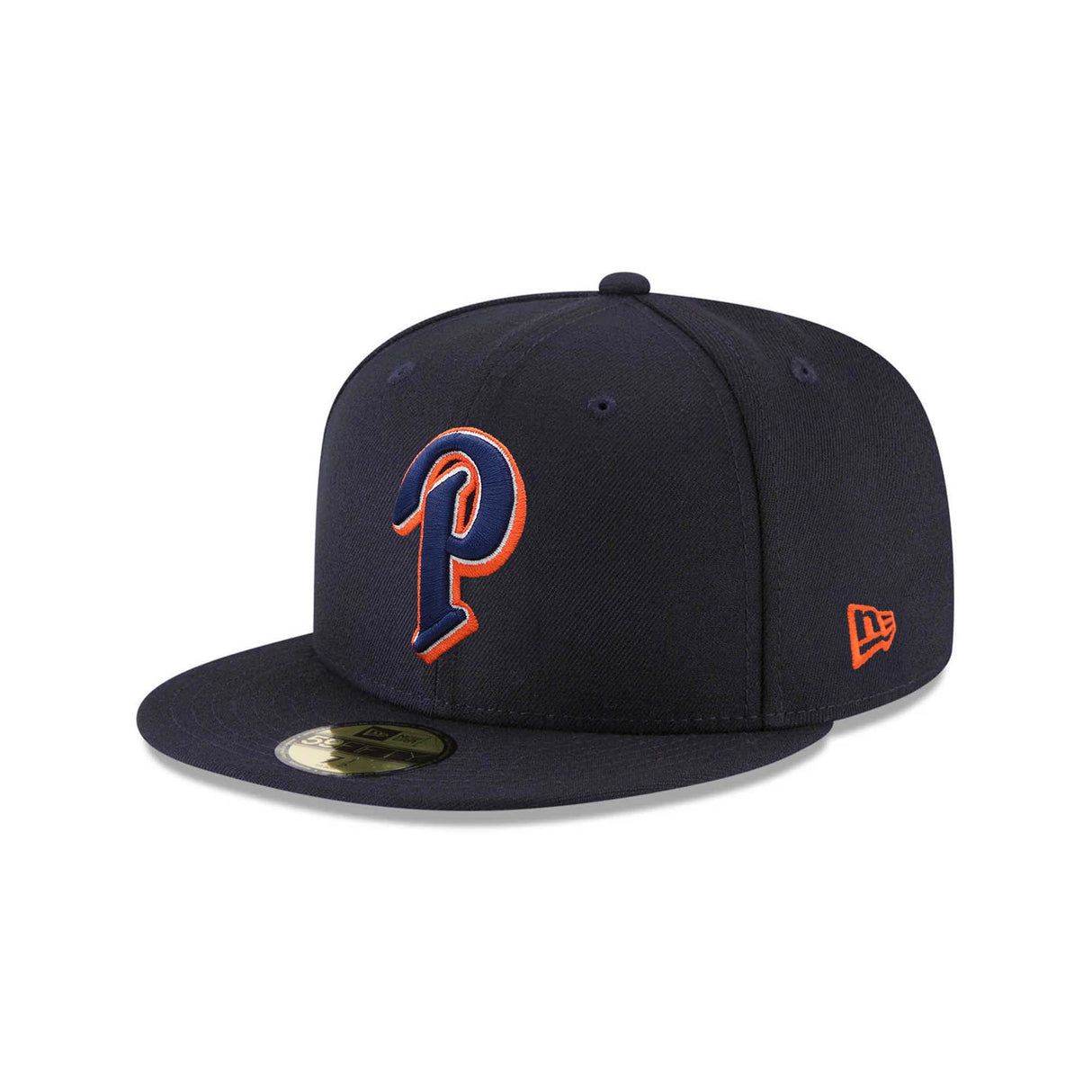 San Diego Padres New Era Navy with Orange Outline "P" 59FIFTY Fitted Hat - New Era -