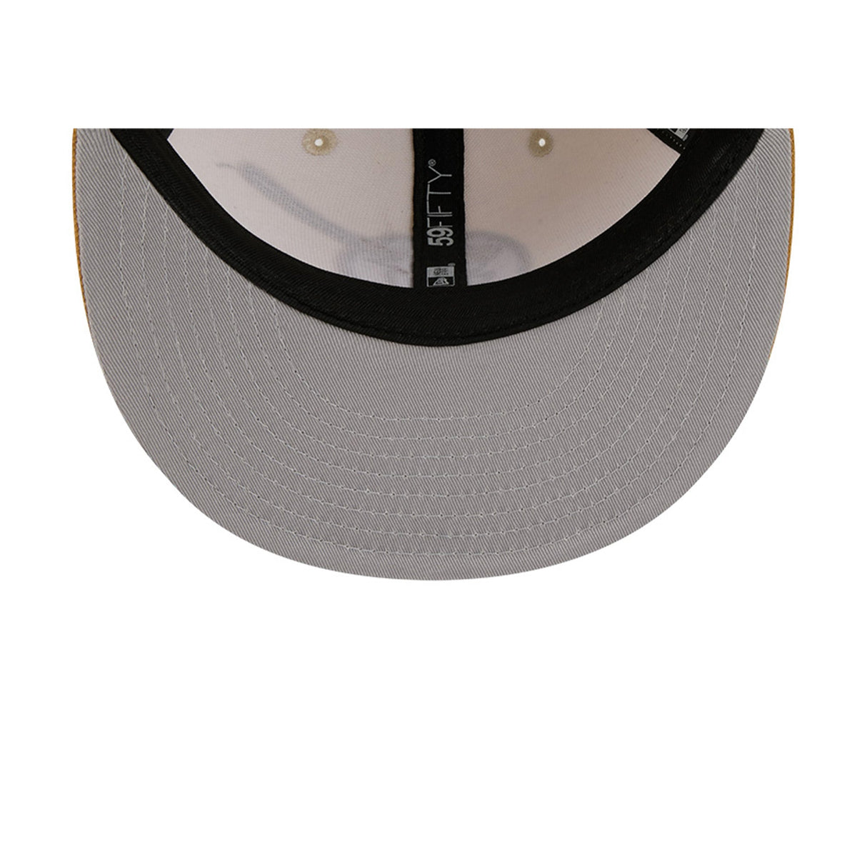 San Diego Padres Swinging Friar Two - Tone Cream & Gold 59FIFTY Fitted Hat - New Era - 23011041902