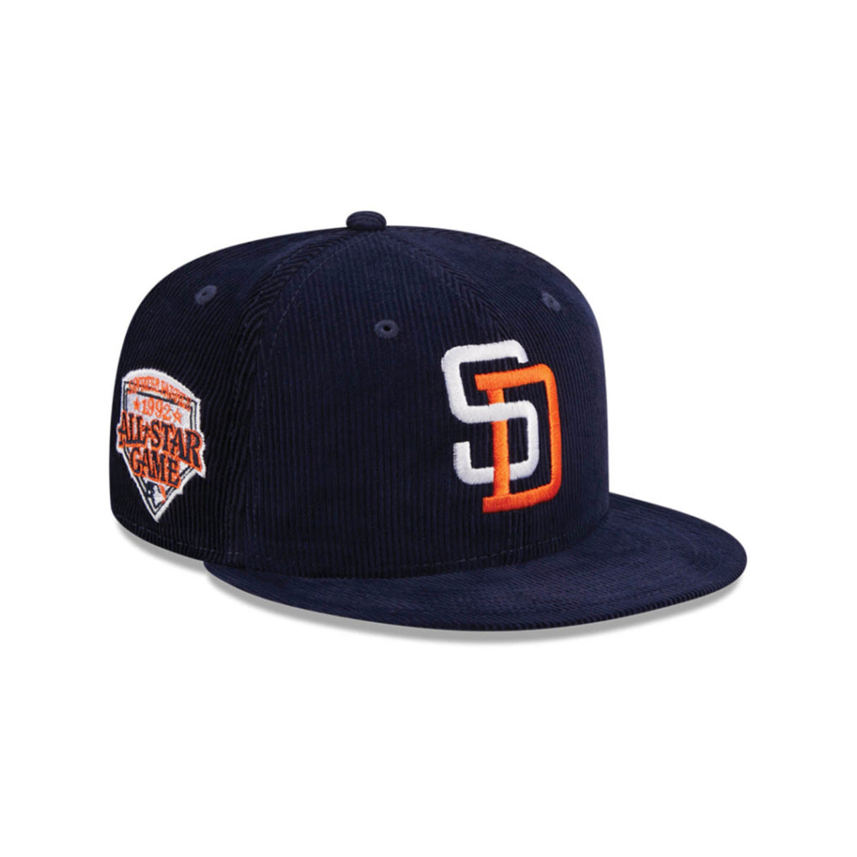 San Diego Padres Throwback Cooperstown Navy Corduroy 59FIFTY Fitted - New Era -