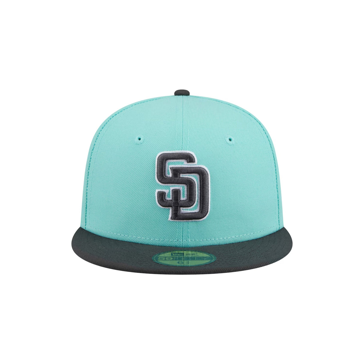 San Diego Padres Two - Tone Turquoise & Charcoal 59FIFTY Fitted Hat - New Era - 23010741901