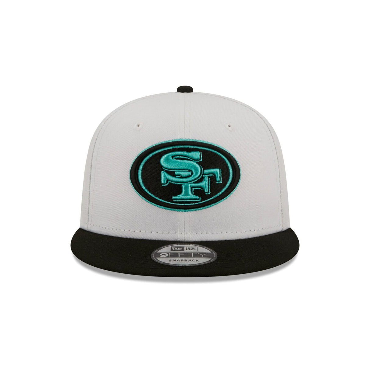 San Francisco 49ers 9FIFTY Snapback Hat - White/Black - New Era -