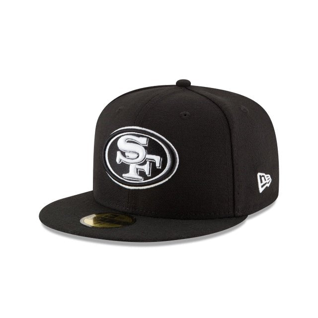 San Francisco 49ers Authentic Collection Black & White 59FIFTY Fitted - New Era -