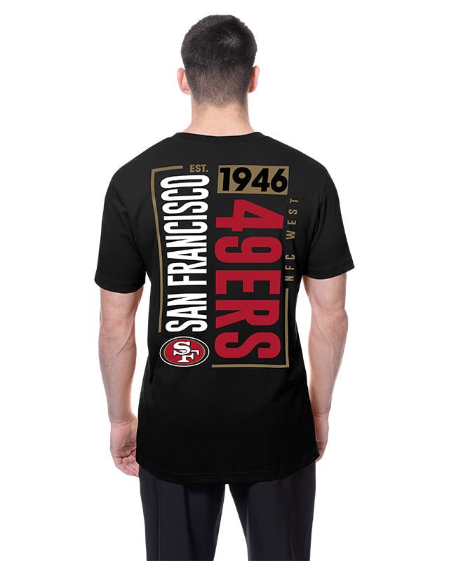 San Francisco 49ers Black New Era 2 - Hit Boxy T-Shirt - New Era -