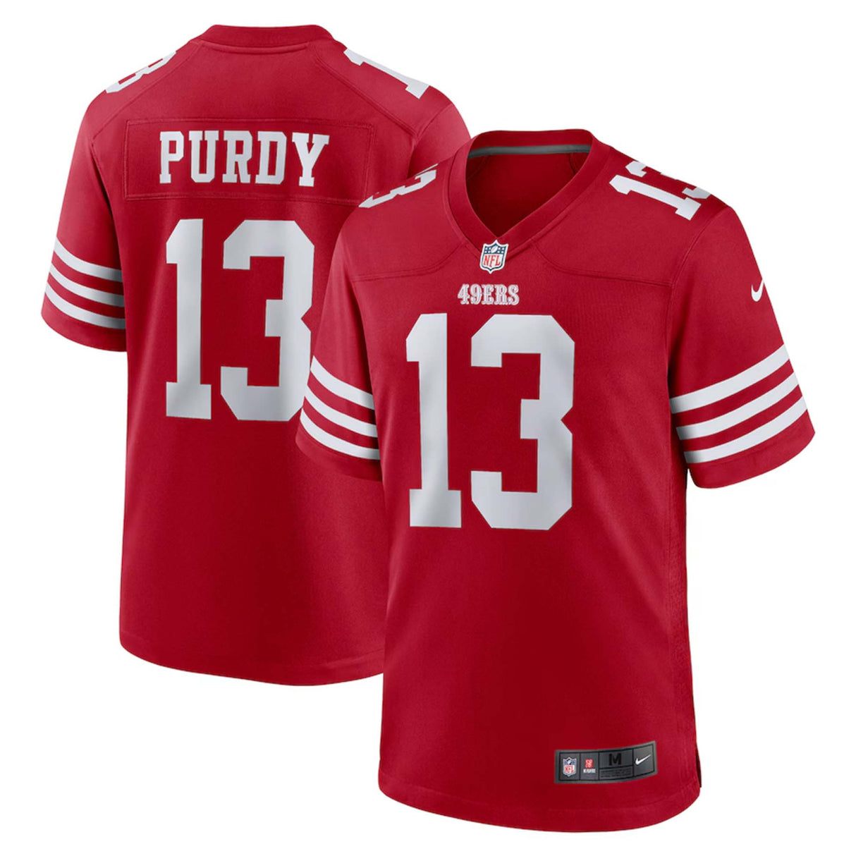 San Francisco 49ers Brock Purdy Nike® Scarlet Alternate Game Player Jersey - Nike -