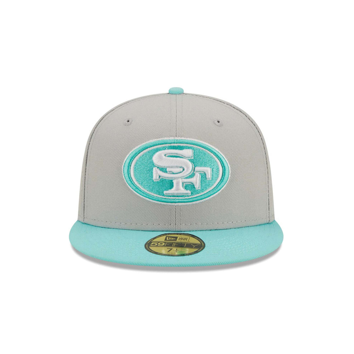 San Francisco 49ers Color Pack Mint & Gray 59FIFTY Fitted Hat - New Era - 31002325