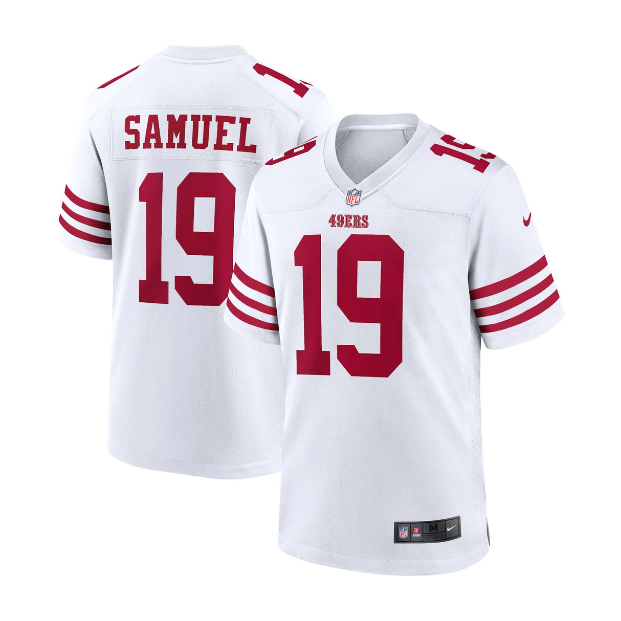 San Francisco 49ers Deebo Samuel White Nike® Away Game Jersey - Nike -