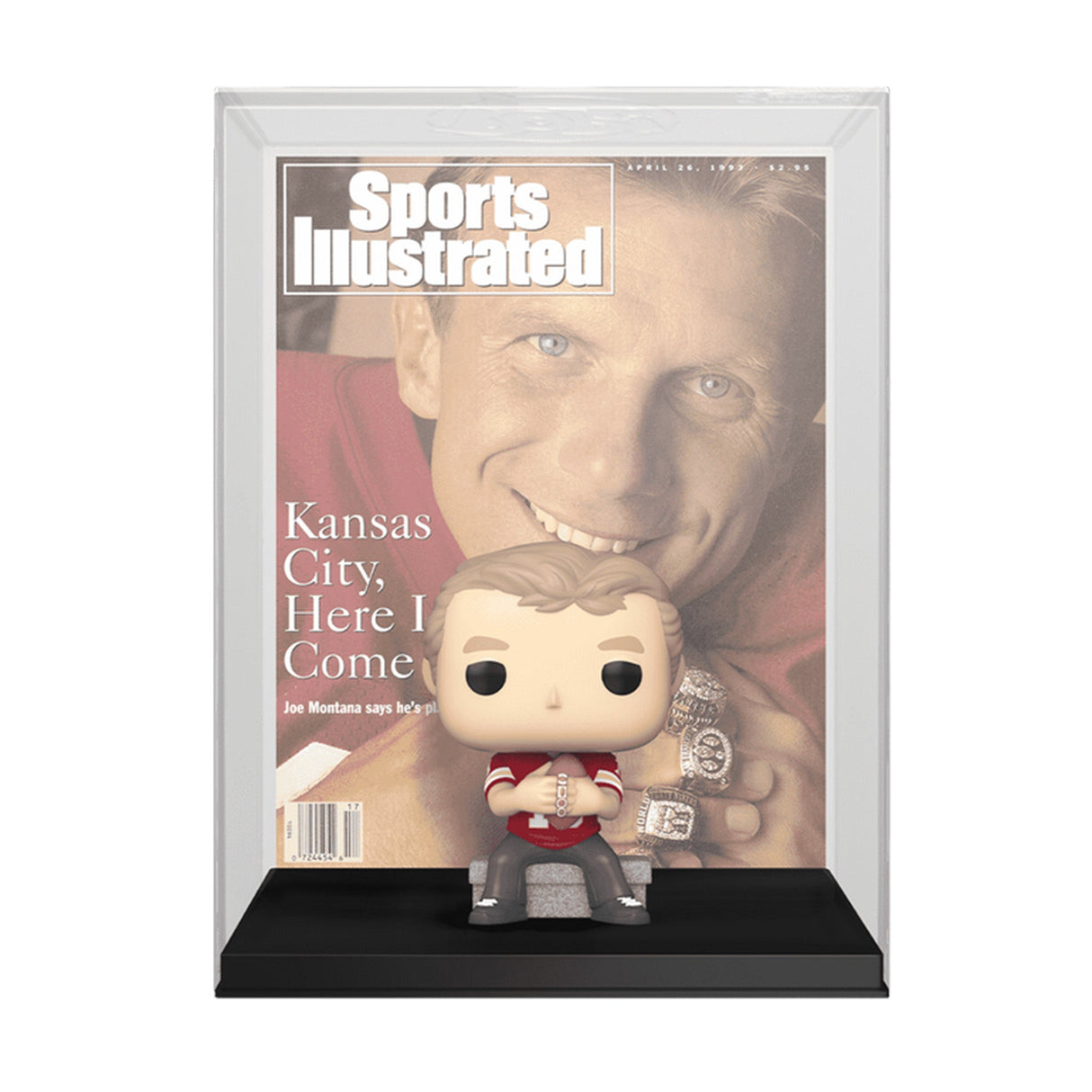 San Francisco 49ers Joe Montana Red Funko POP! Sports Illustrated Magazine Cover Vinyl Figure 03 - Funko - 150810102