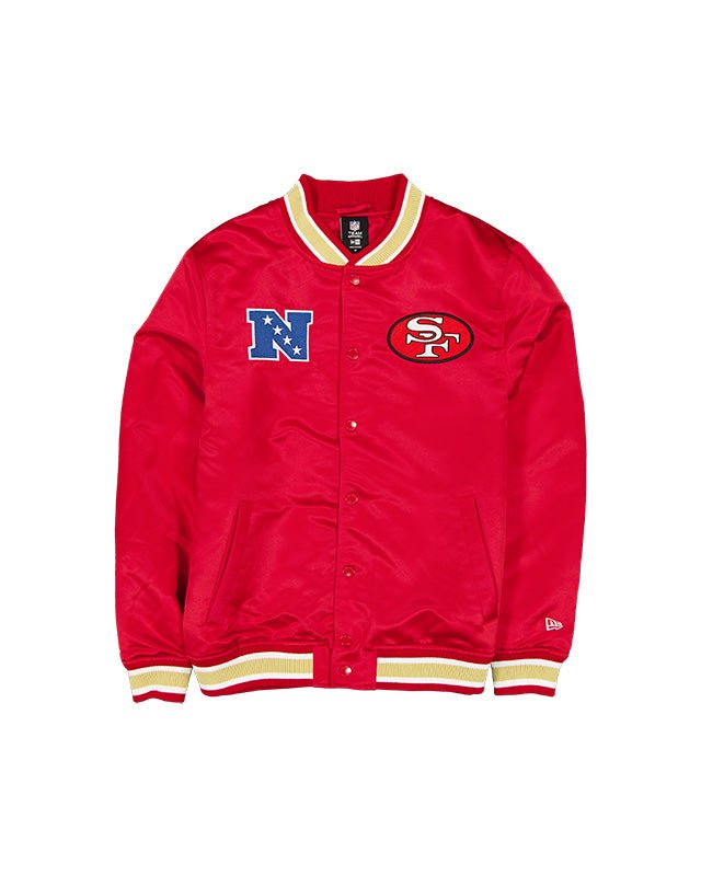 San Francisco 49ers Red Satin Classics Jacket - New Era -