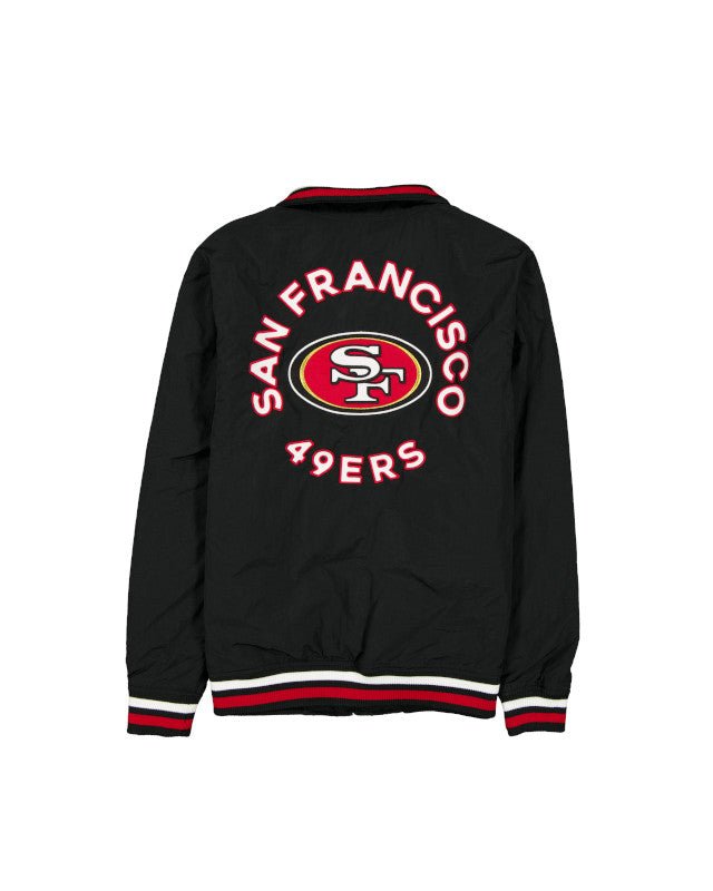 San Francisco 49ers Throwback Full - Zip Jacket – Black - New Era -