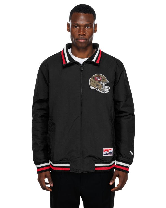 San Francisco 49ers Throwback Full - Zip Jacket – Black - New Era -