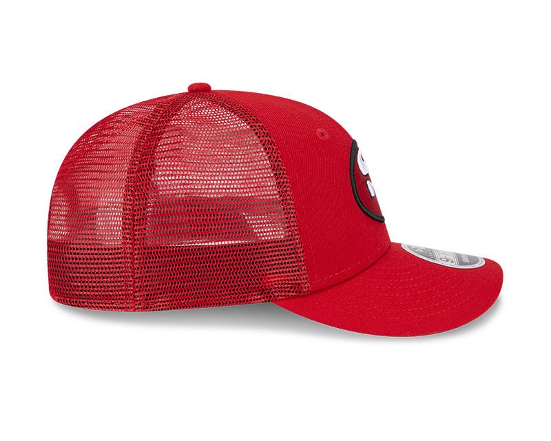 San Francisco 49ers Throwback Red 9FIFTY Snapback Trucker Hat - New Era - 23850210102