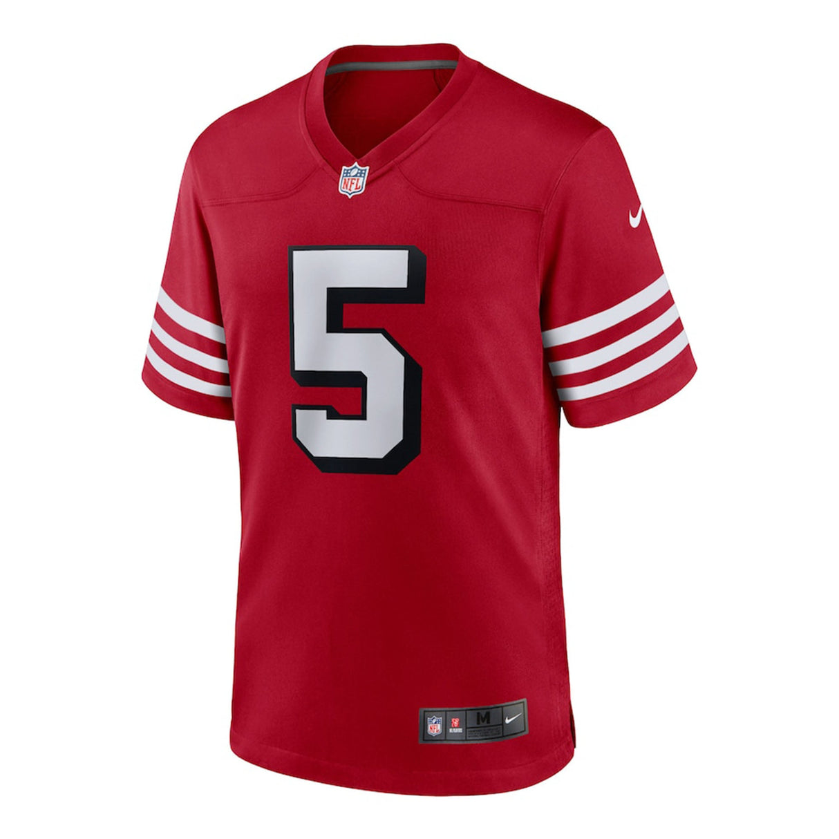 San Francisco 49ers Trey Lance Red Alternate Nike® Game Jersey - Nike -