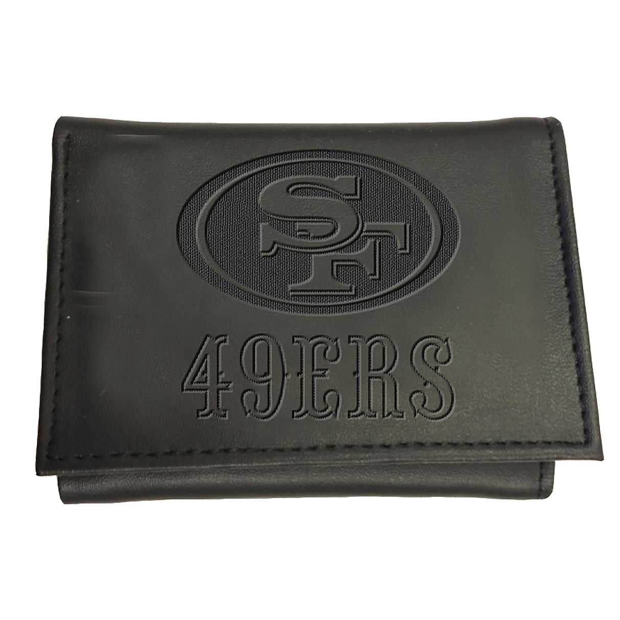 San Francisco 49ers, Tri - Fold Wallet, Black - EG Collective - 801946245858