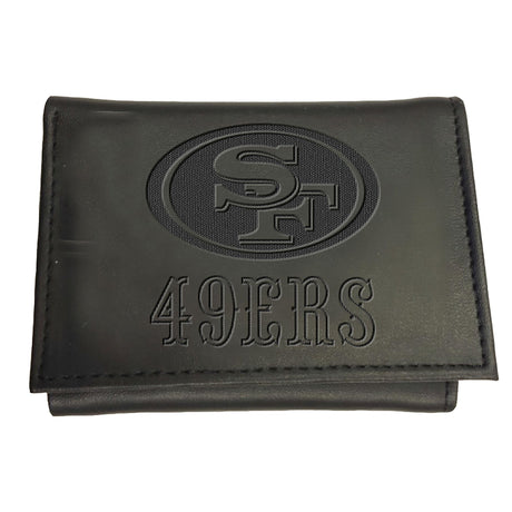 San Francisco 49ers, Tri - Fold Wallet, Black - EG Collective - 801946245858