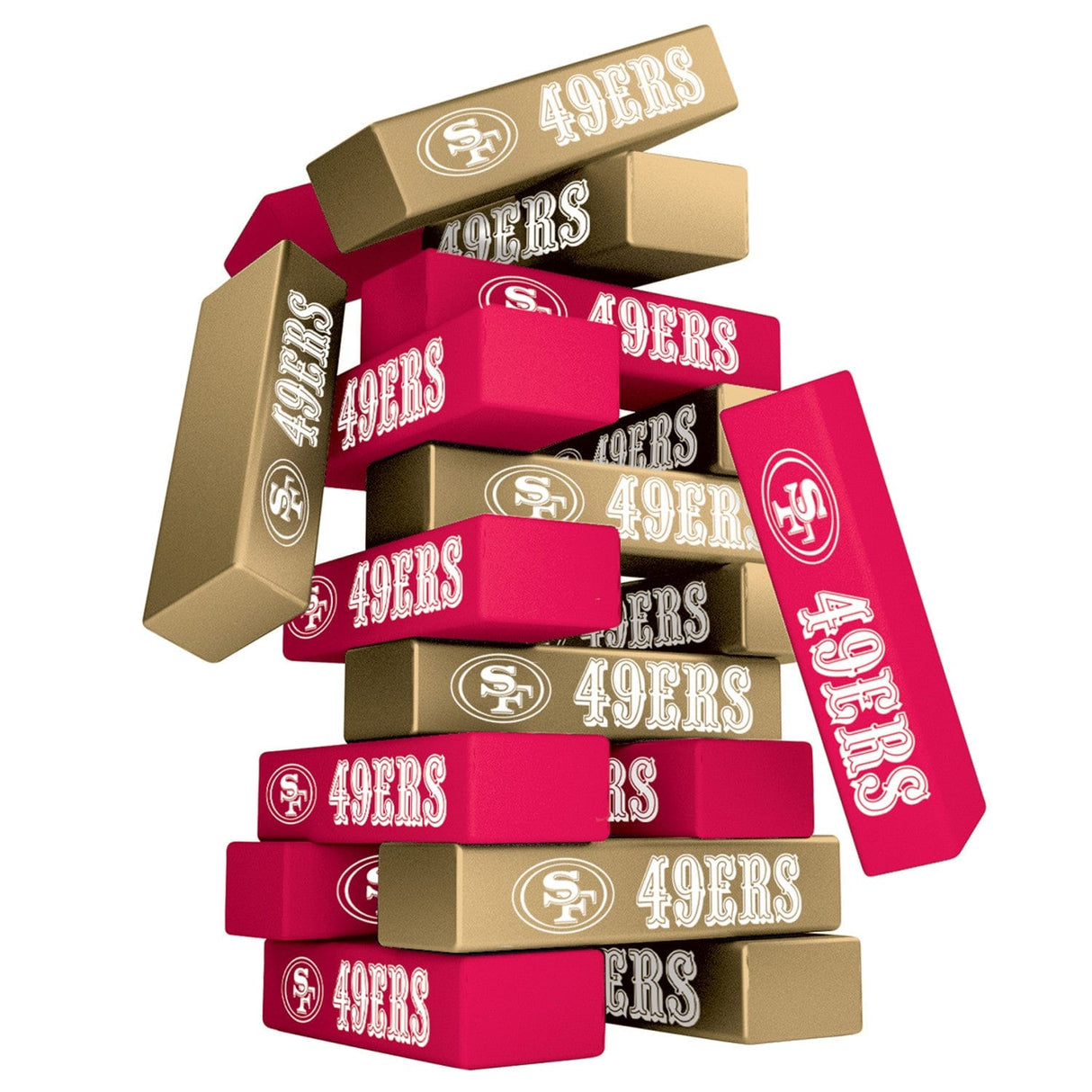 San Francisco 49ers Tumble Tower - MasterPieces Puzzle Company INC - 705988017339