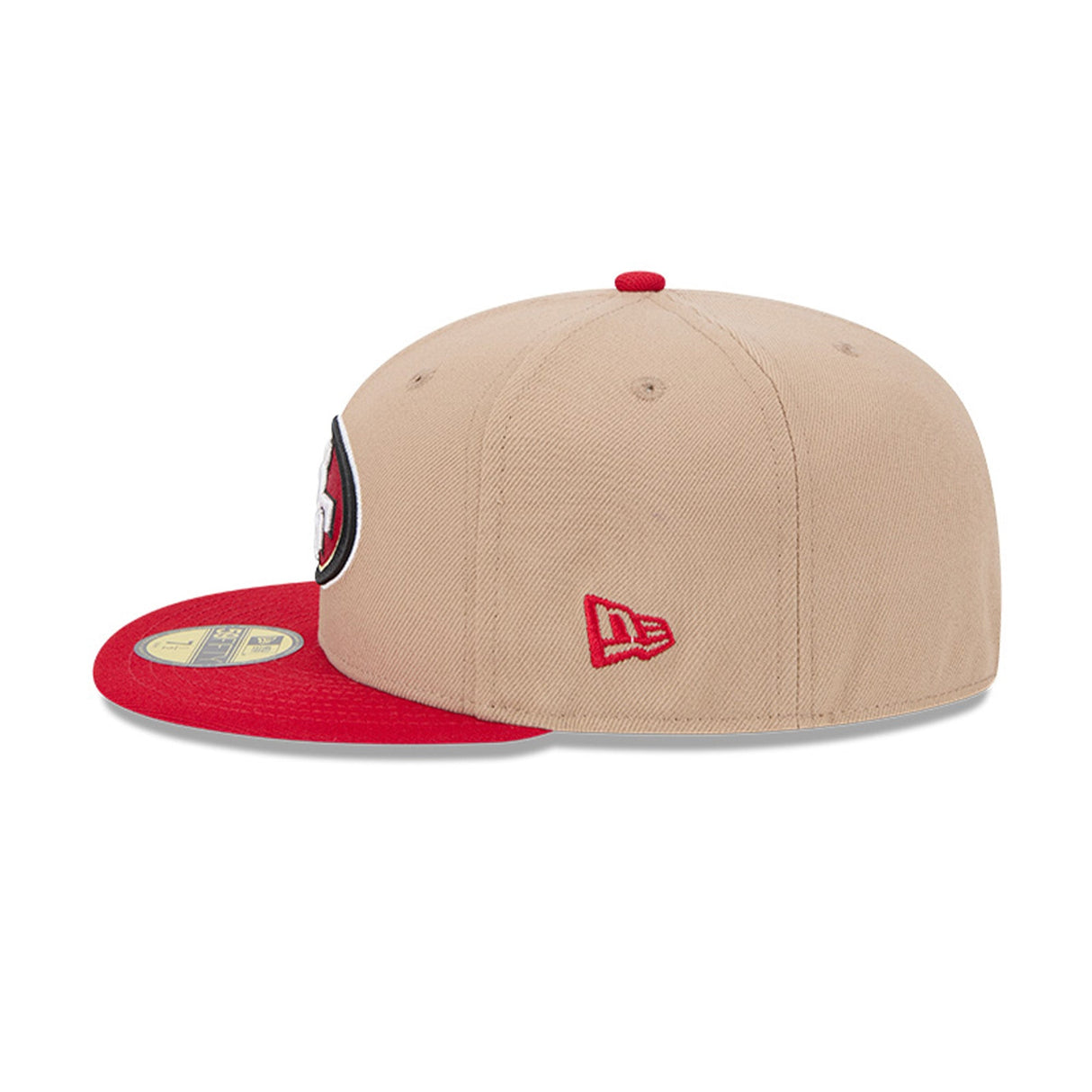San Francisco 49ers Two - Tone Camel & Red 59FIFTY Fitted Hat - New Era - 23220410101