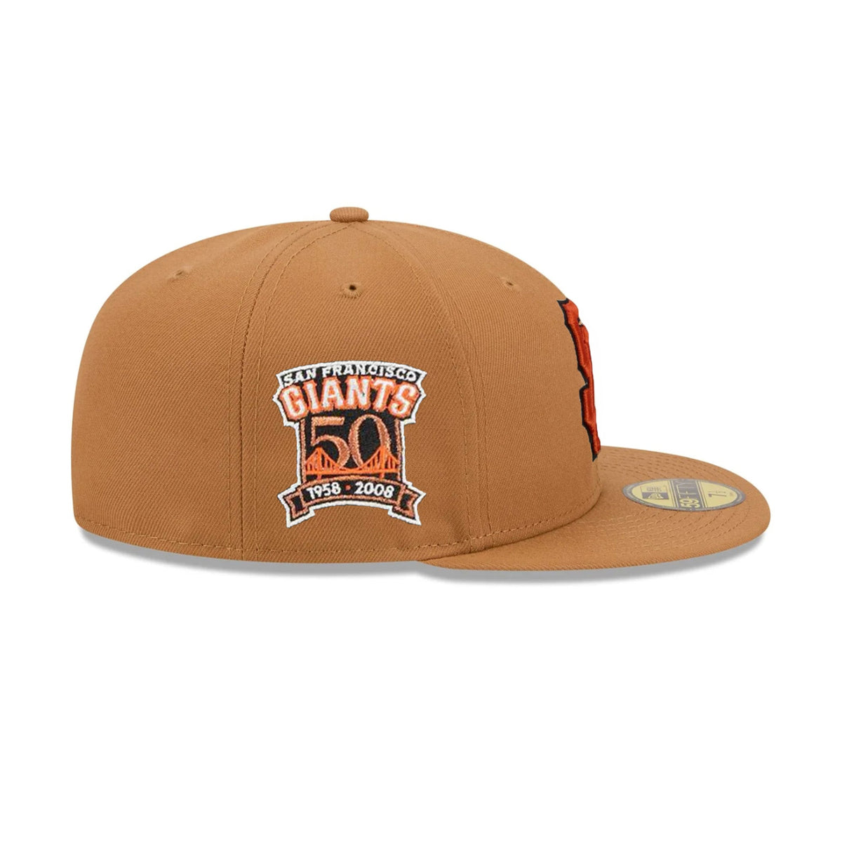 San Francisco Giants 50th Anniversary Light Bronze 59FIFTY Fitted Hat - New Era - 23120141301
