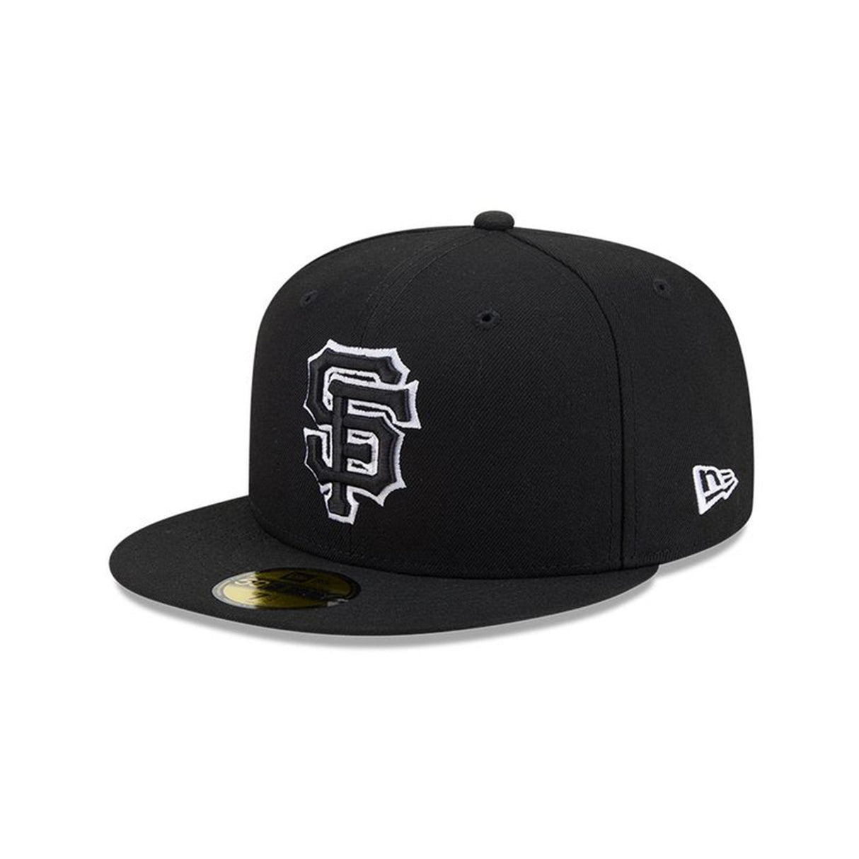 San Francisco Giants Basic Black & White Logo 59FIFTY Fitted Hat - New Era - 23011141301