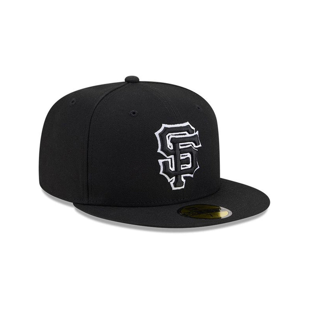 San Francisco Giants Basic Black & White Logo 59FIFTY Fitted Hat - New Era - 23011141301