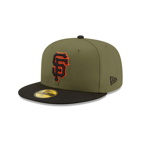 San Francisco Giants Candlestick Patch Olive & Black "Field Issue" 59FIFTY Fitted Hat - New Era -