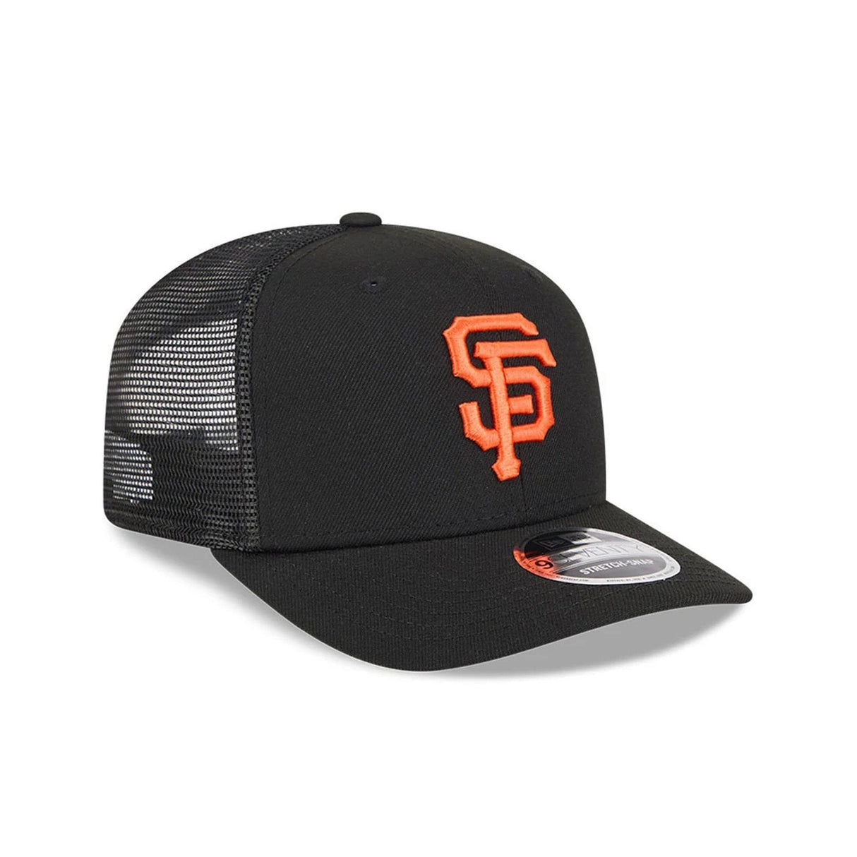 San Francisco Giants Cooperstown Collection Black 9SEVENTY Stretch - Snap Trucker Hat - New Era - 23012441303