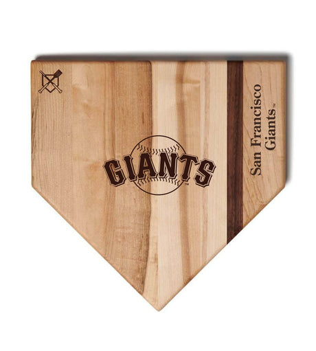San Francisco Giants Home Plate Cutting Boards | Multiple Sizes | Multiple Designs - Baseball BBQ -