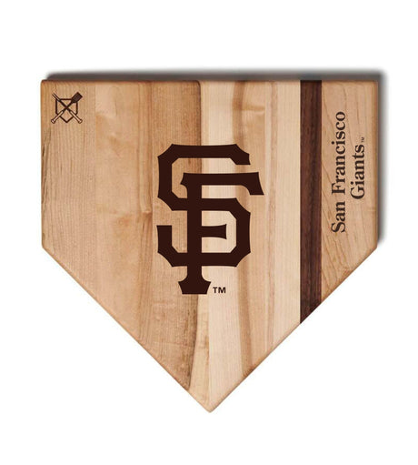 San Francisco Giants Home Plate Cutting Boards | Multiple Sizes | Multiple Designs - Baseball BBQ -