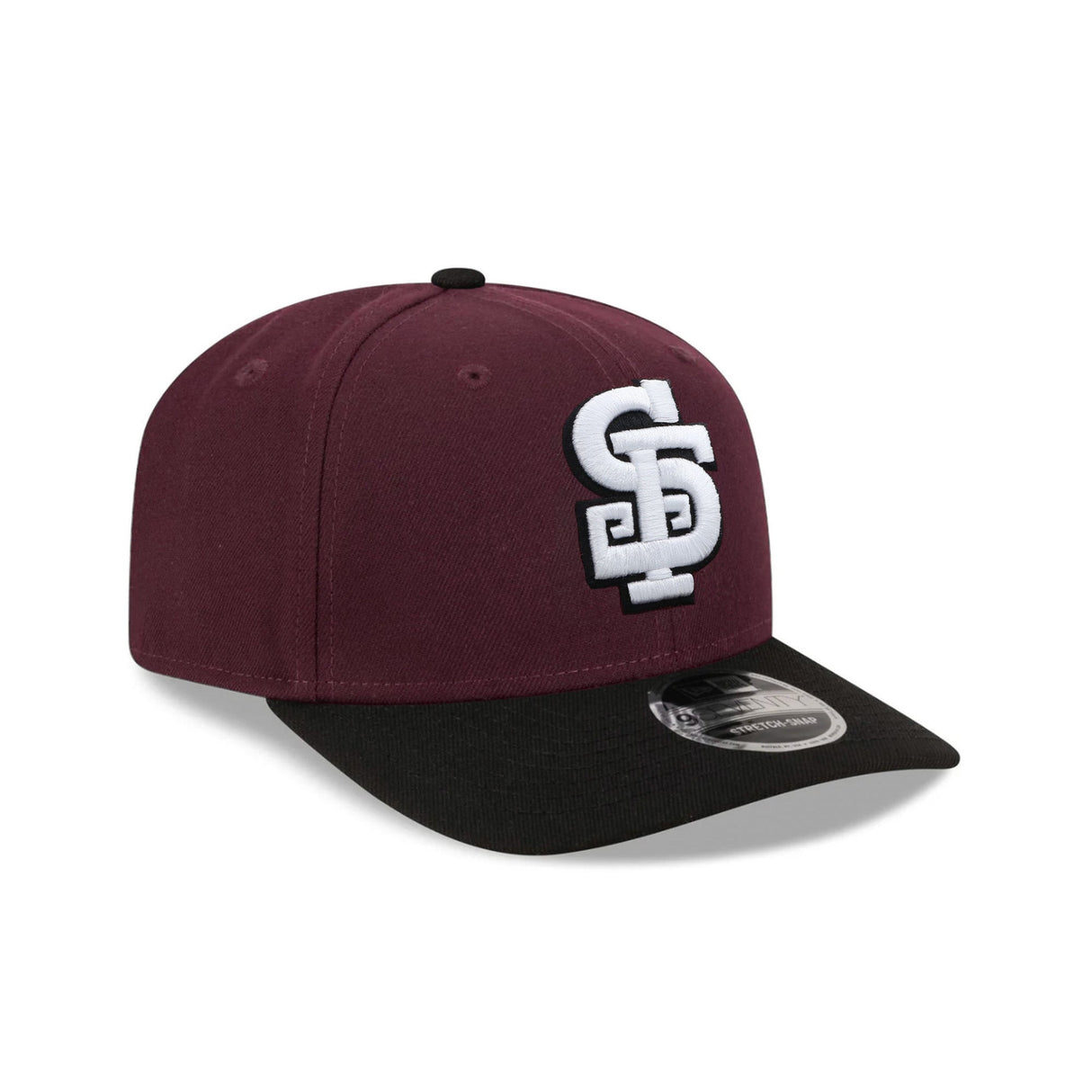 San Francisco Giants Maroon & Black 9SEVENTY Stretch Snap Hat - New Era - 23013941301