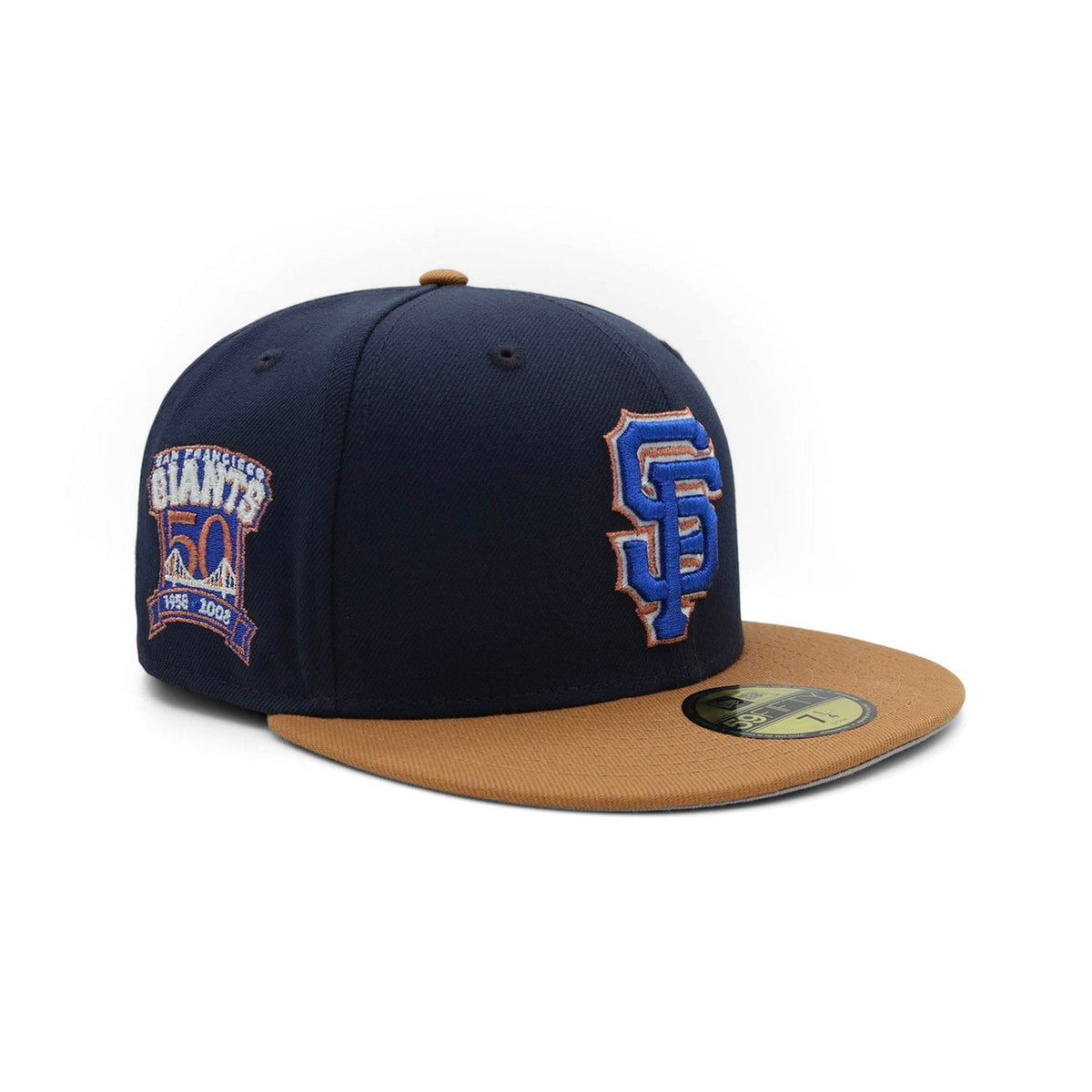San Francisco Giants Navy & Bronze 59FIFTY Fitted Hat - New Era - 23180541301