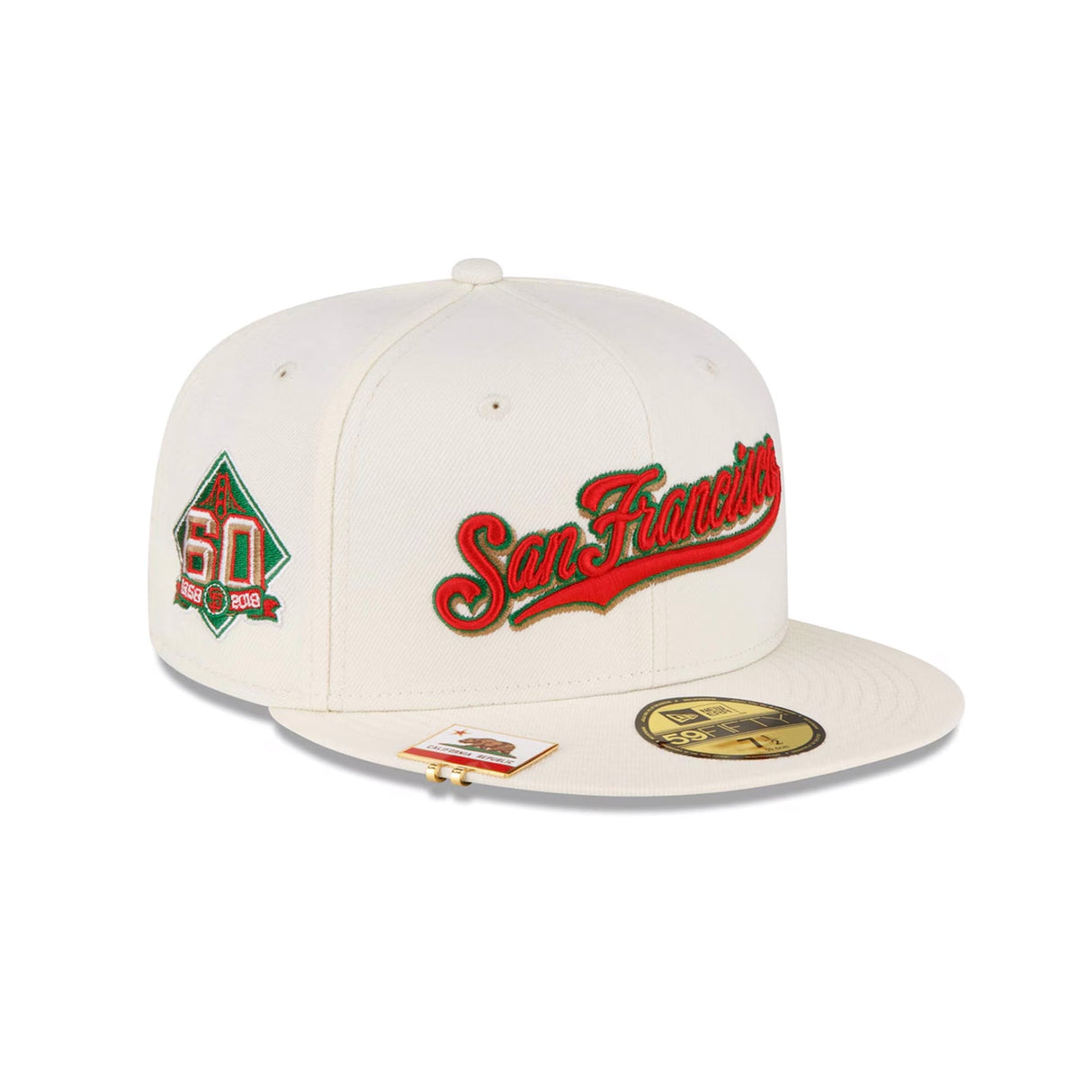 San Francisco Giants New Era White City Flag 59FIFTY Fitted - New Era -