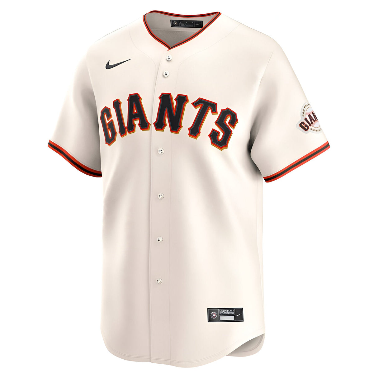 San Francisco Giants Nike Home Limited Cream Jersey - Nike -