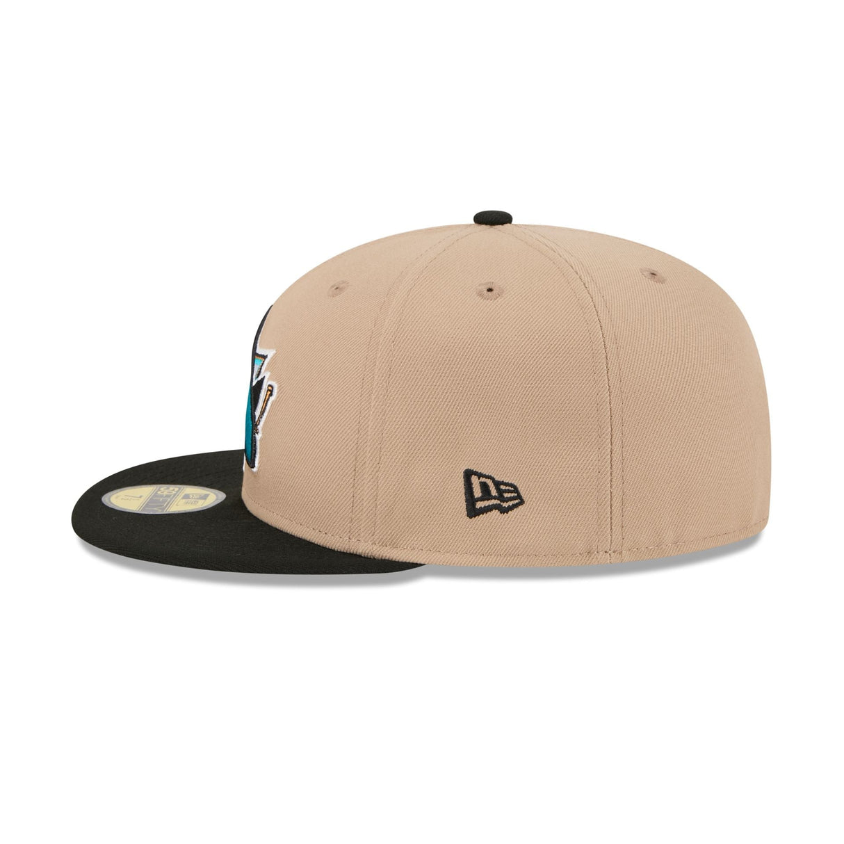 San Jose Sharks Tan & Black 59FIFTY Fitted Hat - New Era -