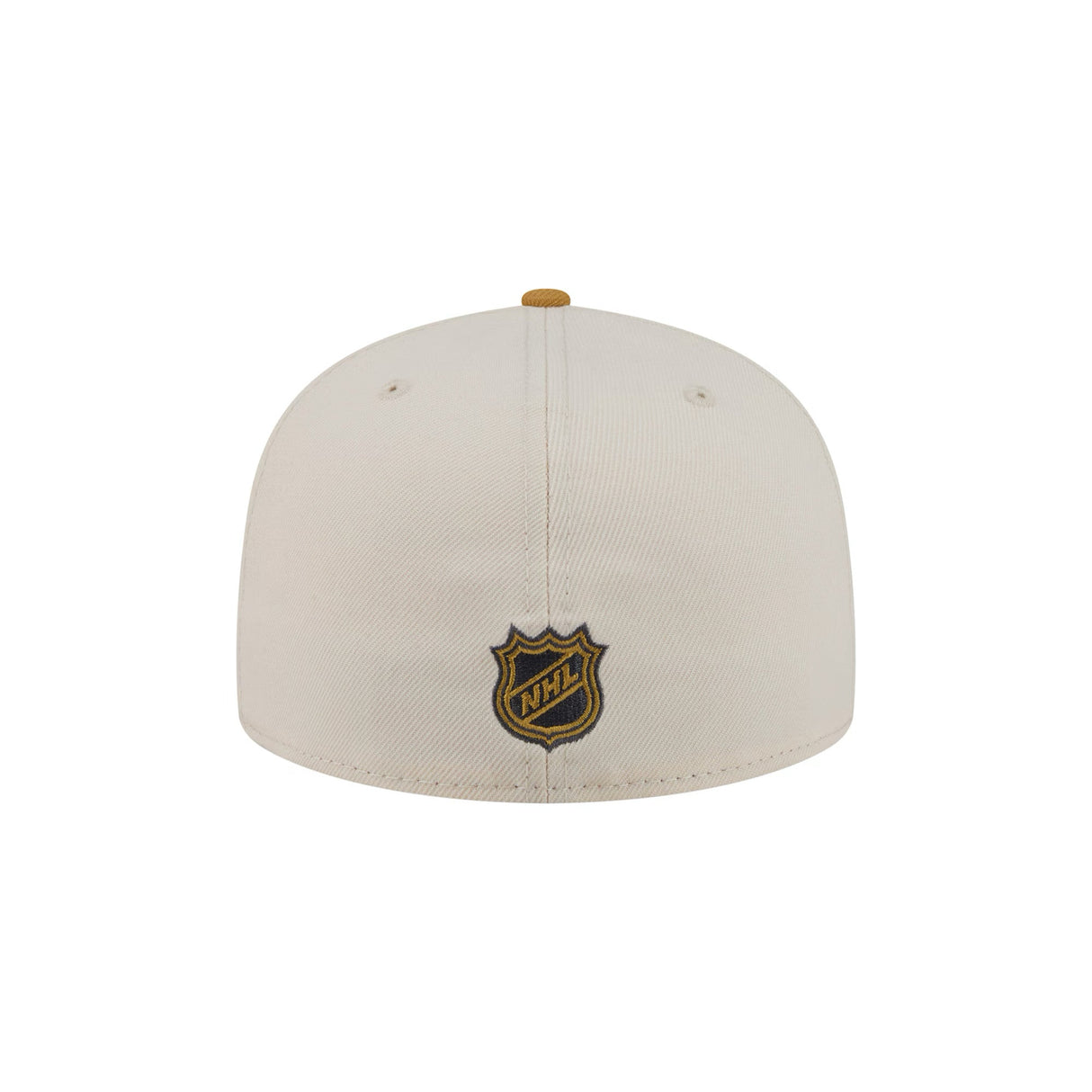 San Jose Sharks Two - Tone Cream Gold 59FIFTY Fitted Hat - New Era - 230510232701
