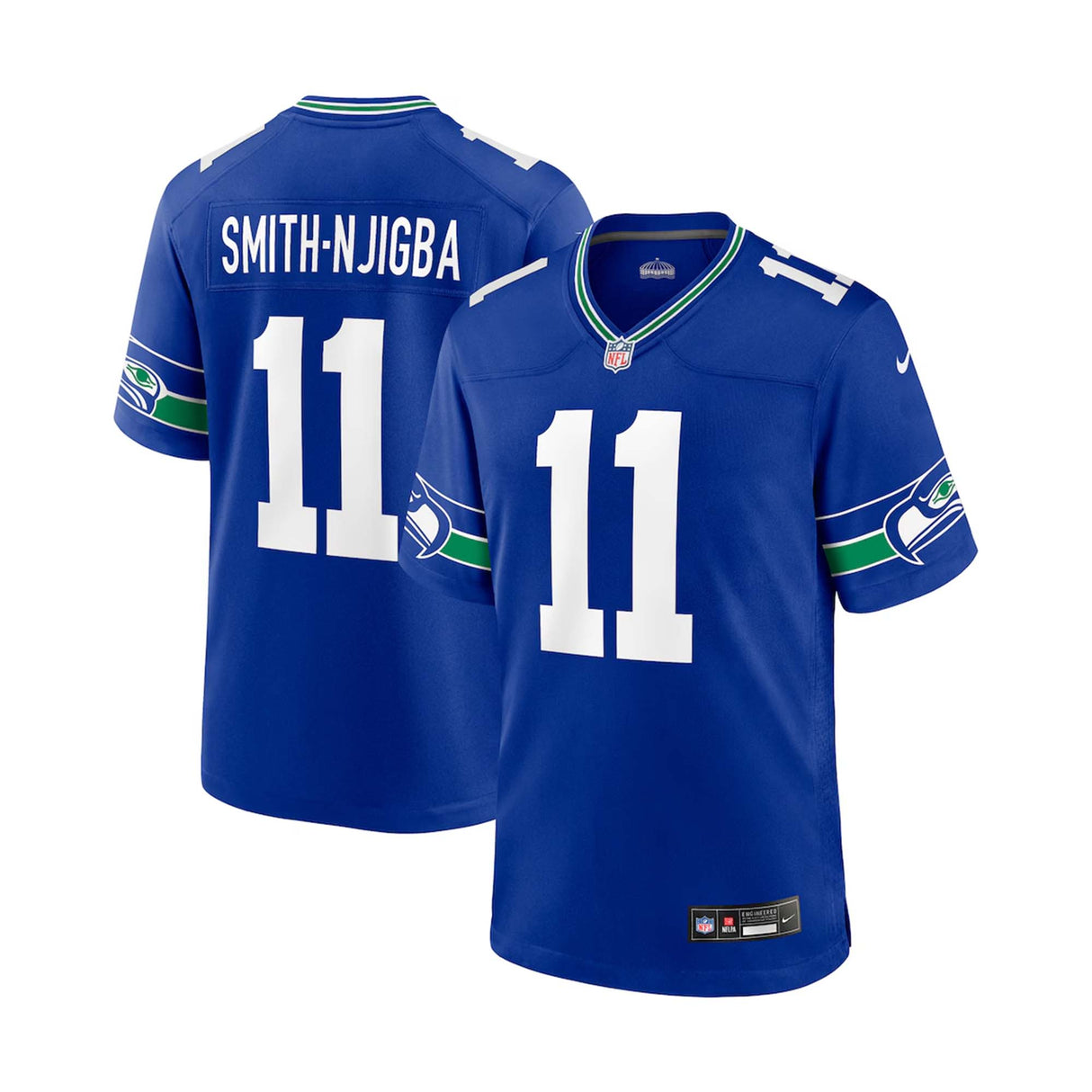 Seattle Seahawks Jaxon Smith - Njigba 11 Throwback Game Jersey - Nike - 2304401128101