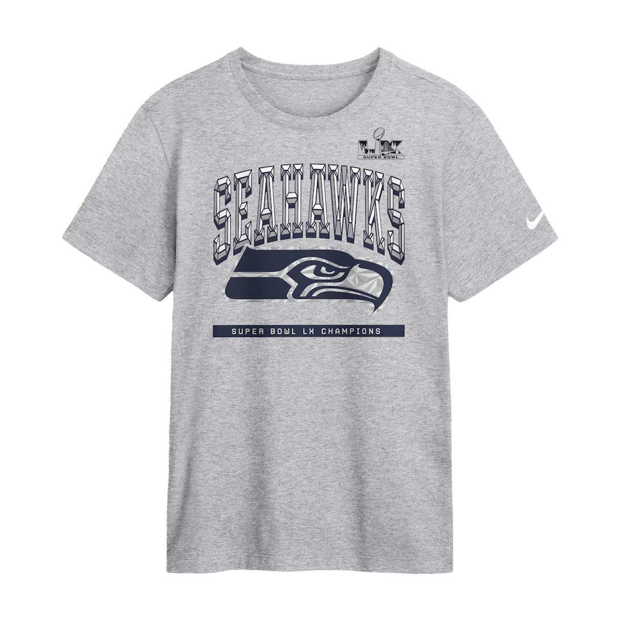 Seattle Seahawks Super Bowl Champions Roster Gray T-Shirt - Nike - 360306128301