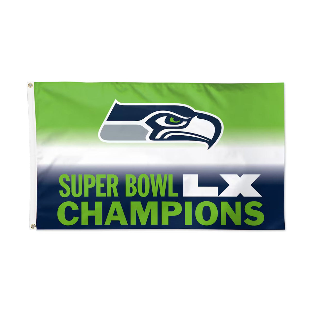Seattle Seahawks Super Bowl LX Single - Sided Deluxe 3' x 5' Flag - Wincraft - 36030814