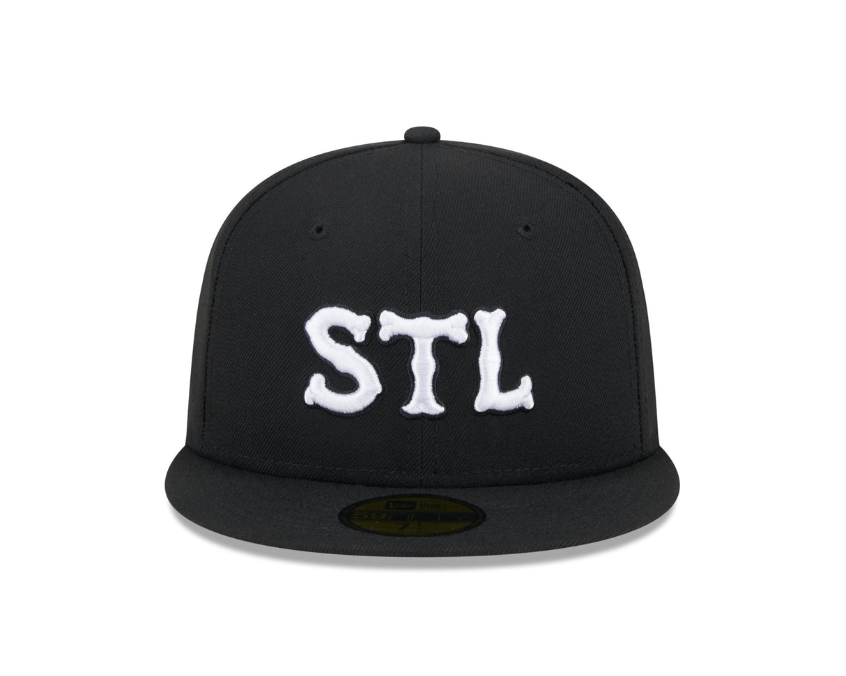 St. Louis Cardinals Authentic Collection Black STL 59FIFTY Fitted - New Era -