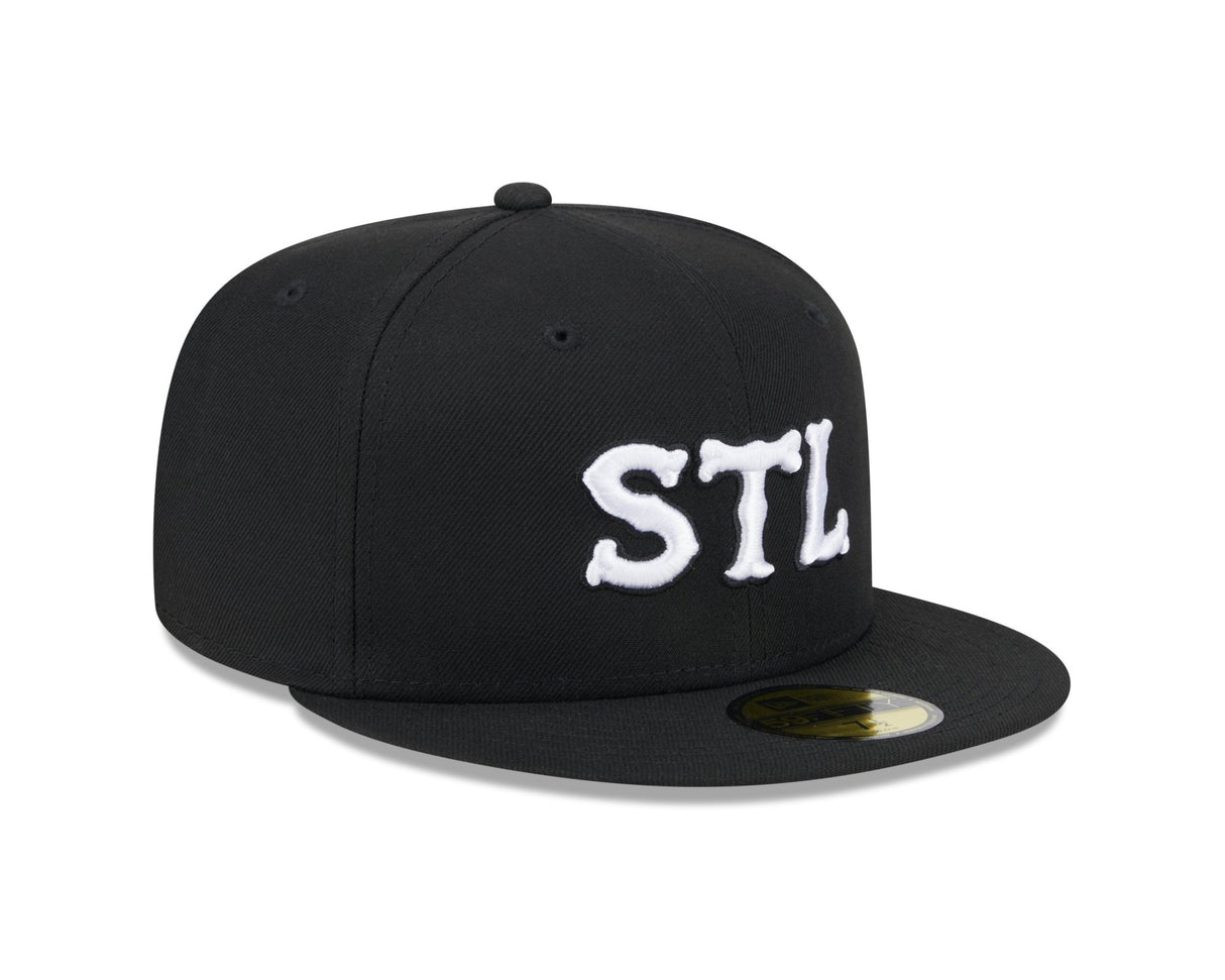 St. Louis Cardinals Authentic Collection Black STL 59FIFTY Fitted - New Era -