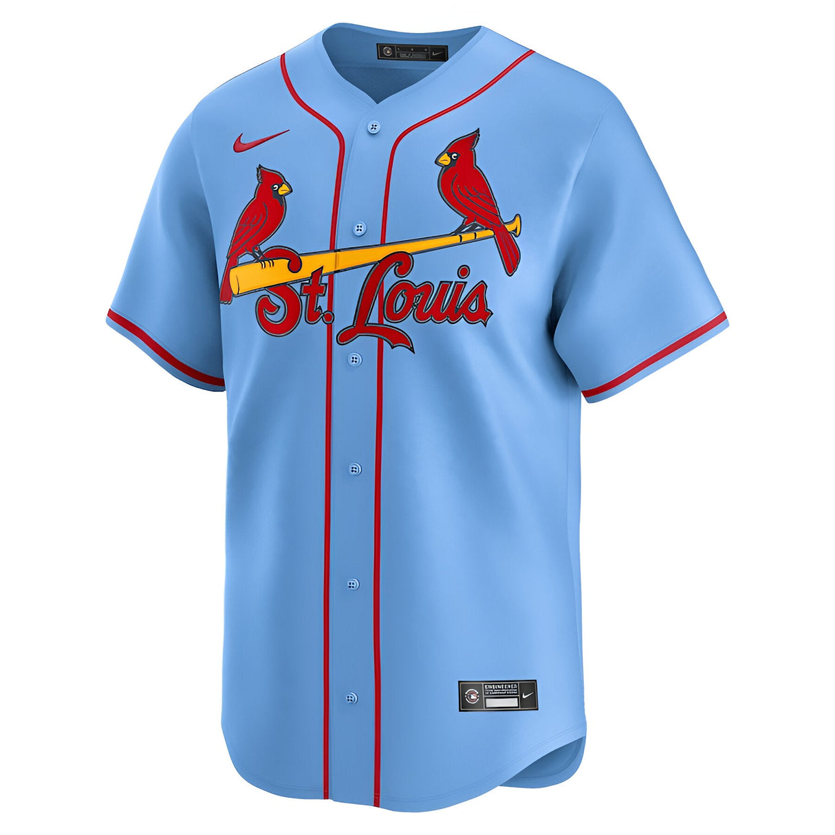 St. Louis Cardinals Nike Alternate Limited Light Blue Jersey - Nike -